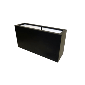 Stakloplastična tegla za cvijeće - Pravougaonik - 100 x 30 x 50 cm - S dnom
