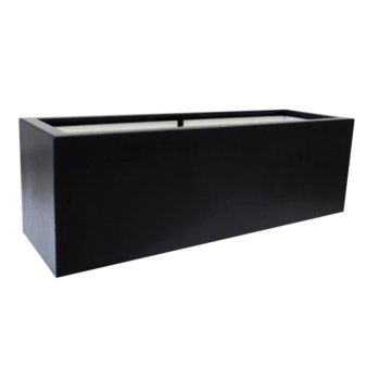 Stakloplastična tegla za cvijeće - Pravougaonik - 100 x 40 x 80 cm - S dnom