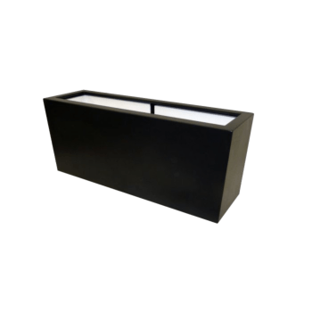 Stakloplastična tegla za cvijeće - Pravougaonik - 120 x 30 x 50 cm - S dnom