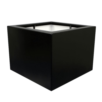 Stakloplastična tegla za cvijeće - Kvadrat - 100 x 100 x 60 cm - S dnom