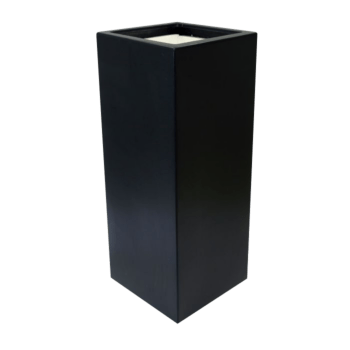 Stakloplastična tegla za cvijeće - Kvadrat - 40 x 40 x 100 cm - S dnom