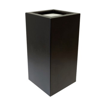 Stakloplastična tegla za cvijeće - Kvadrat - 50 x 50 x 100 cm - S dnom