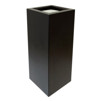 Stakloplastična tegla za cvijeće - Kvadrat - 50 x 50 x 120 cm - S dnom