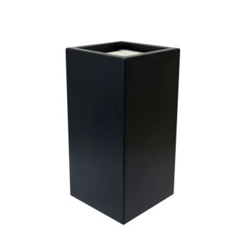Stakloplastična tegla za cvijeće - Kvadrat - 50 x 50 x 80 cm - S dnom