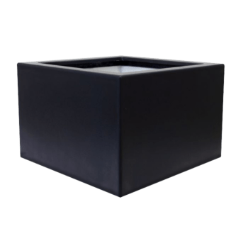 Stakloplastična tegla za cvijeće - Kvadrat - 60 x 60 x 40 cm - S dnom