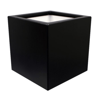 Stakloplastična tegla za cvijeće - Kvadrat - 70 x 70 x 70 cm - S dnom