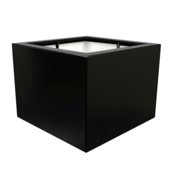 Stakloplastična tegla za cvijeće - Kvadrat - 80 x 80 x 40 cm - S dnom