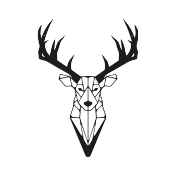 Čelična zidna dekoracija - Sob Small - 60 x 43,4 cm