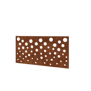 Ograda od corten čelika H - Panel B - 120 x 63,3 cm