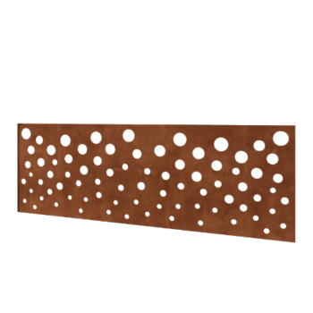 Corten čelična ograda H panel B 180 x 63,3 cm