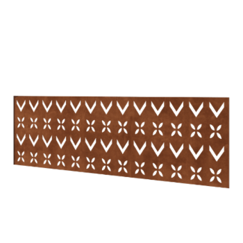 Corten čelična ograda H panel V 180 x 63,3 cm