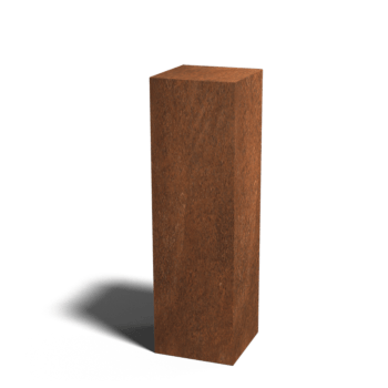 Corten čelična cokola Ohio 30 x 30 x 100 cm