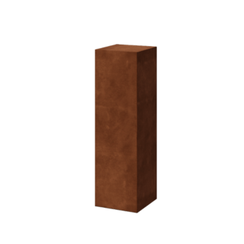 Corten čelična cokola Ohio 30 x 30 x 100 cm