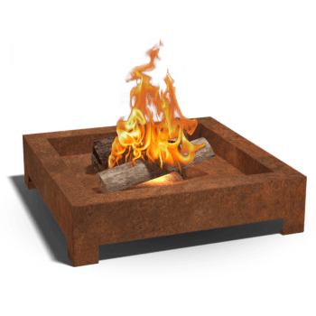 Corten čelična posuda za vatru Detroit (Kvadrat) (Do isteka zaliha!)