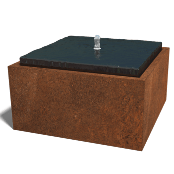 Corten čelični vodeni ukras 80 x 80 x 40 cm