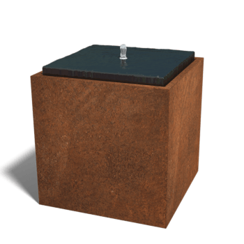 Corten čelični vodeni ukras 80 x 80 x 80 cm