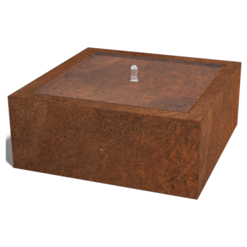 Corten čelična fontana 100 x 100 x 40 cm