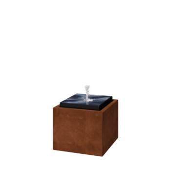 Corten čelični vodeni ukras 50 x 50 x 40 cm