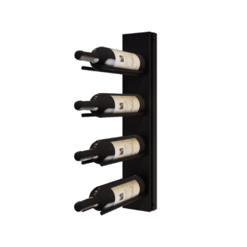 Čelični vinski stalak - Puglia - 10,6 x 29 x 55 cm - RAL9005 mat (crna)