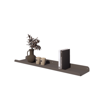 Čelična zidna polica - U-oblik - 100 x 20 x 5 cm - RAL7016 mat (antracit siva)