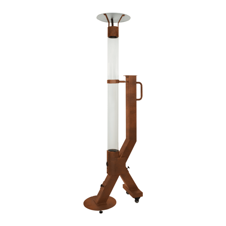 Grijač na pelete za terasu - Rocket - Corten