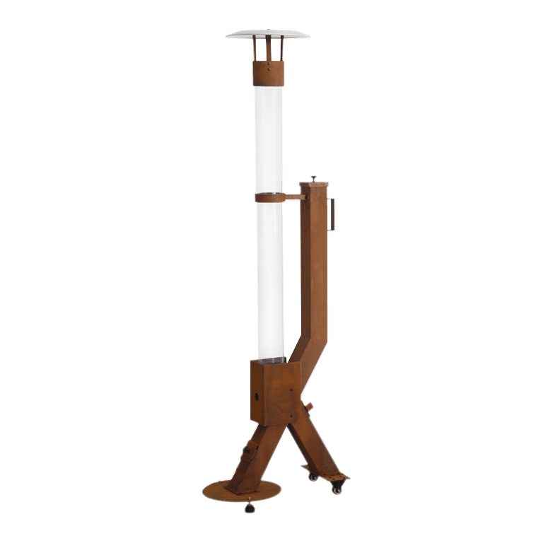 Grijač na pelete za terasu - Rocket - Corten