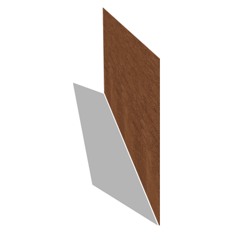 Corten čelične rubnjaci za travnjak ravno 37,5 cm (duljina 150 cm)