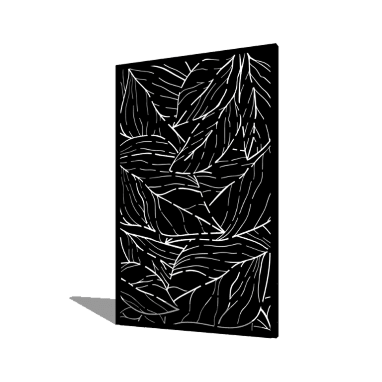 Praškasto lakirane čelični vrtni panel listovi 120 x 6 x 190 cm