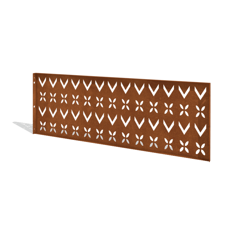 Corten čelična ograda H panel V 180 x 63,3 cm