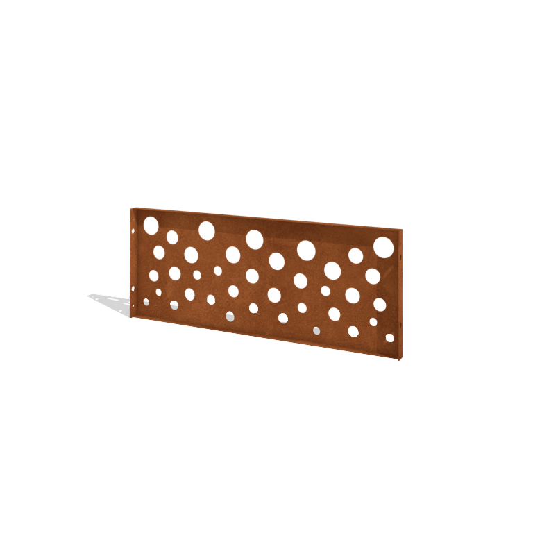 Corten čelična ograda H panel B 120 x 47,5 cm