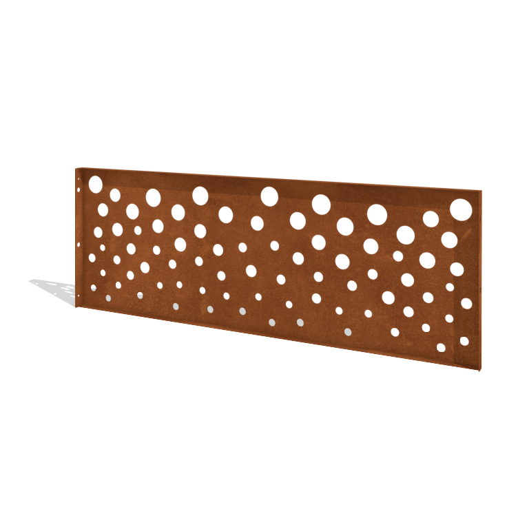 Corten čelična ograda H panel B 180 x 63,3 cm
