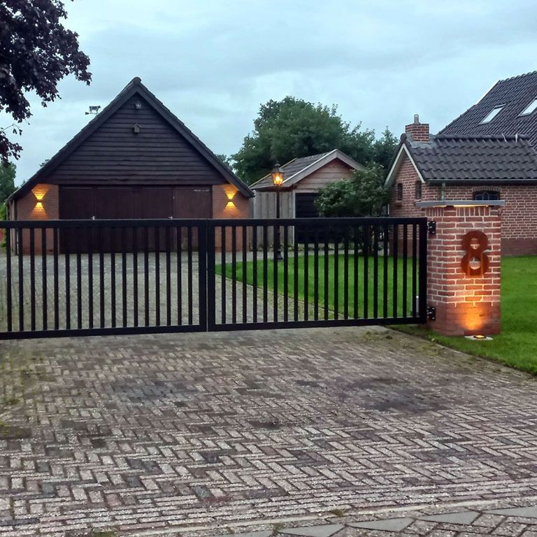 Corten čelični kućni broj 8 - 50 cm
