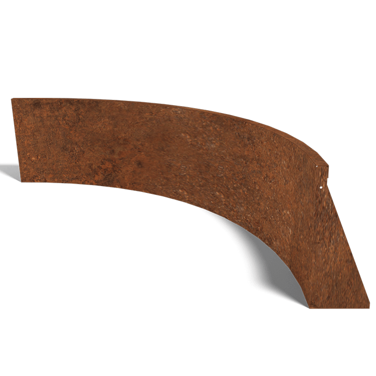 Corten čelični potporni zid unutarnji luk 150 x 150 cm (visina 50 cm)