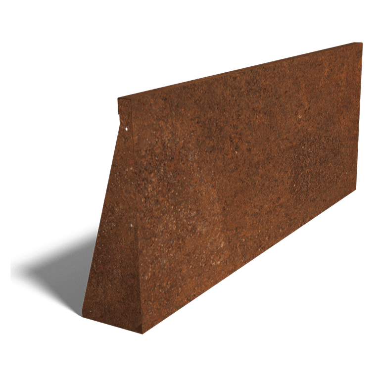 Corten čelični potporni zid ravno 150 cm (visina 60 cm)