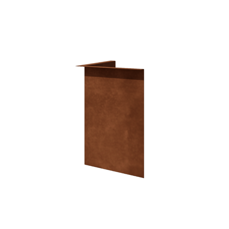 Corten čelične rubnjaci za travnjak kutno 45 cm unutarnji kut