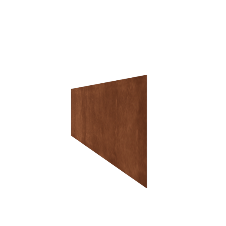 Corten čelične rubnjaci za travnjak ravno 37,5 cm (duljina 240 cm)