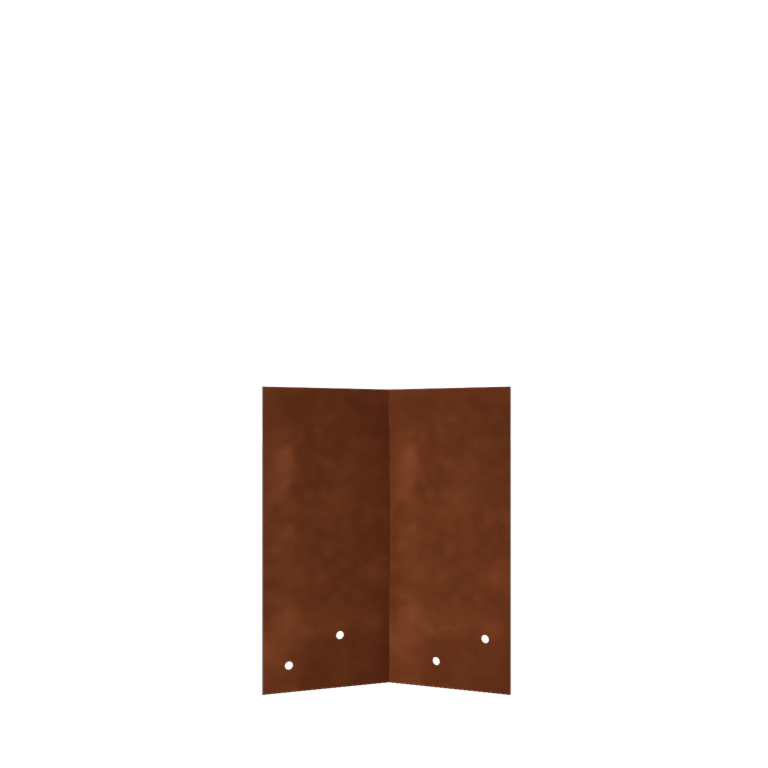 Corten čelik spojna ploča 45º srednje 22 - 25 cm