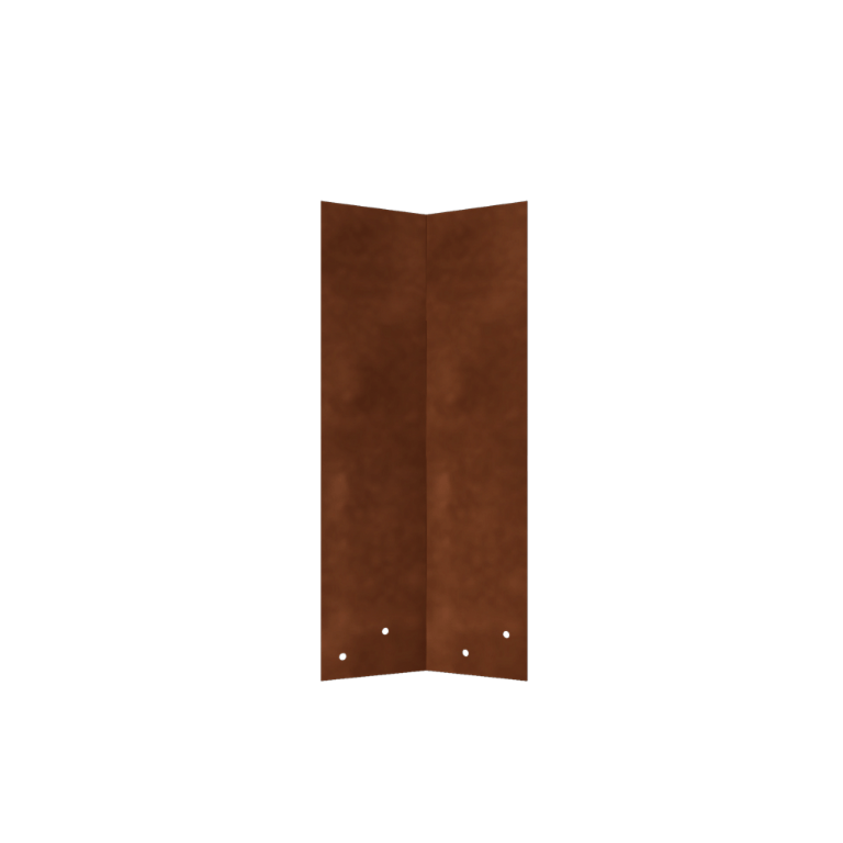 Corten čelik spojna ploča 45º visok XL 45 cm