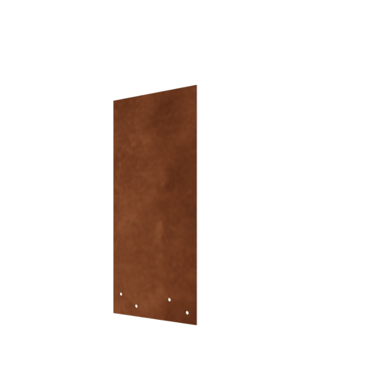 Corten čelik spojna ploča ravno visok XL 45 cm