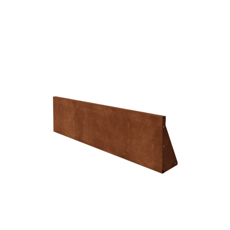 Corten čelični potporni zid ravno 150 cm (visina 40 cm)