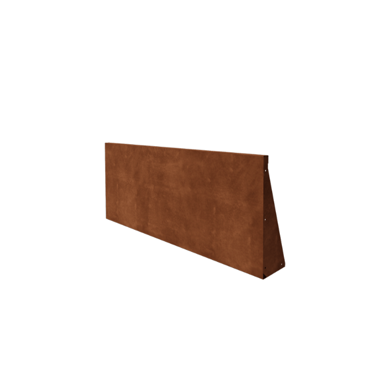 Corten čelik potporni zid - Ravno - 150 x 60 cm
