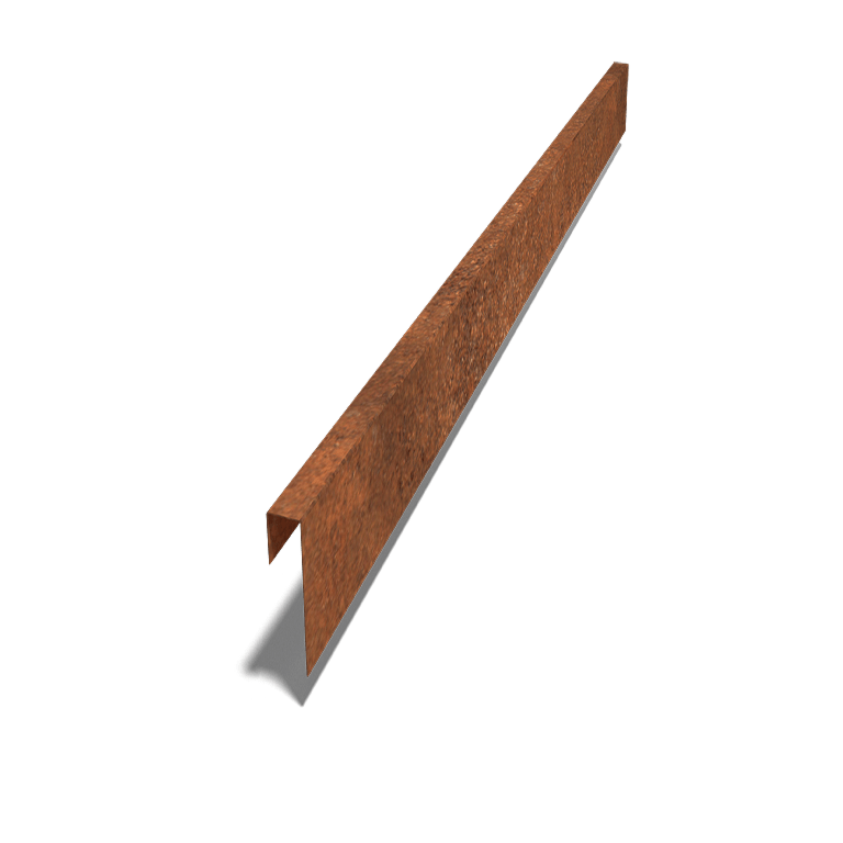 Corten čelični u-profil 15 x 5 x 5 cm (duljina 240 cm)