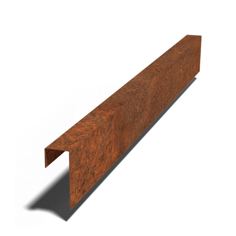 Corten čelični u-profil 15 x 6 x 5 cm (duljina 150 cm)