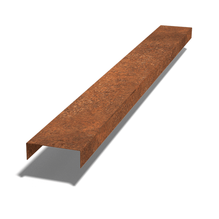 Corten čelični u-profil 5 x 15 x 5 cm (duljina 150 cm)