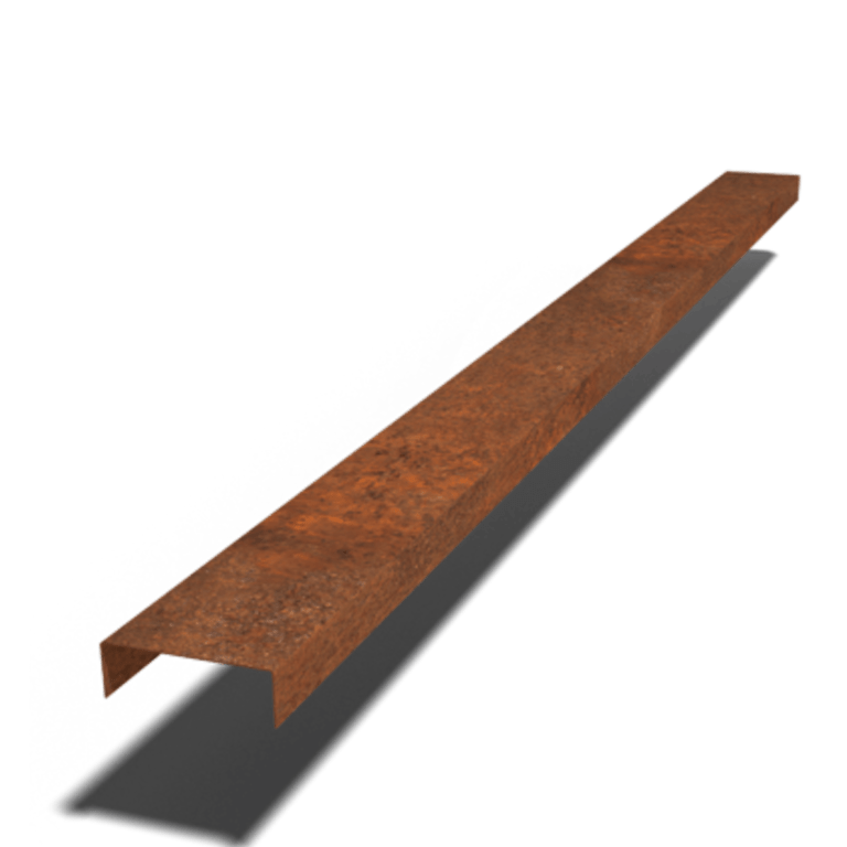 Corten čelični u-profil 5 x 15 x 5 cm (dužina 240 cm)
