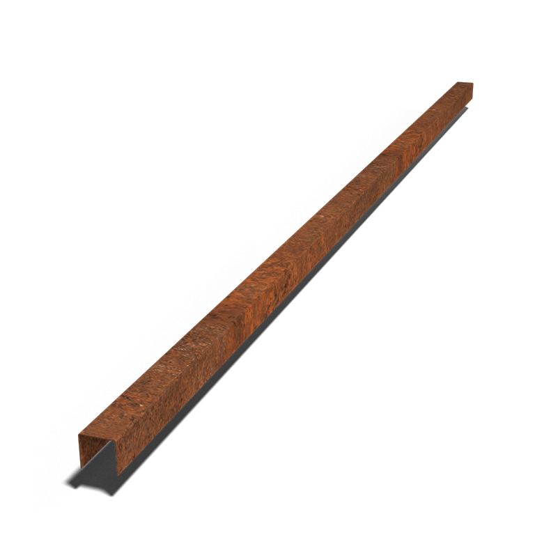 Corten čelični u-profil 5 x 5 x 5 cm (duljina 240 cm)