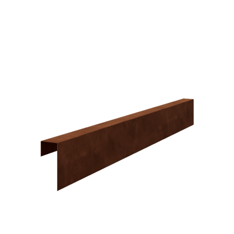 Corten čelični u-profil 15 x 6 x 5 cm (dužina 240 cm)