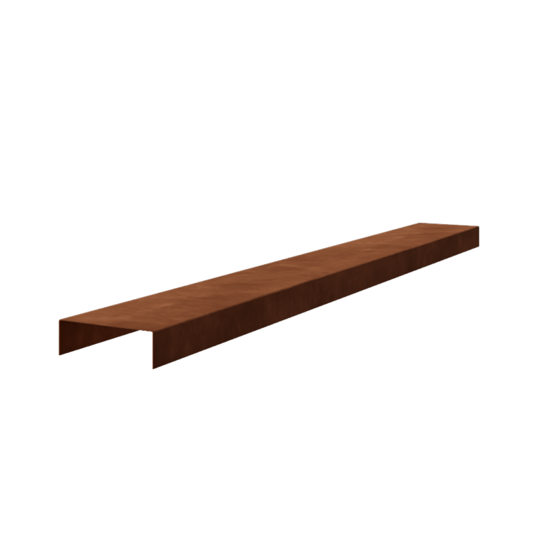 Corten čelični u-profil 5 x 15 x 5 cm (dužina 240 cm)