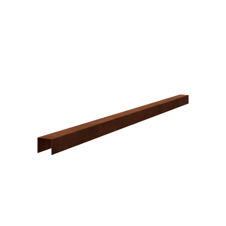 Corten čelični u-profil 5 x 5 x 5 cm (duljina 240 cm)