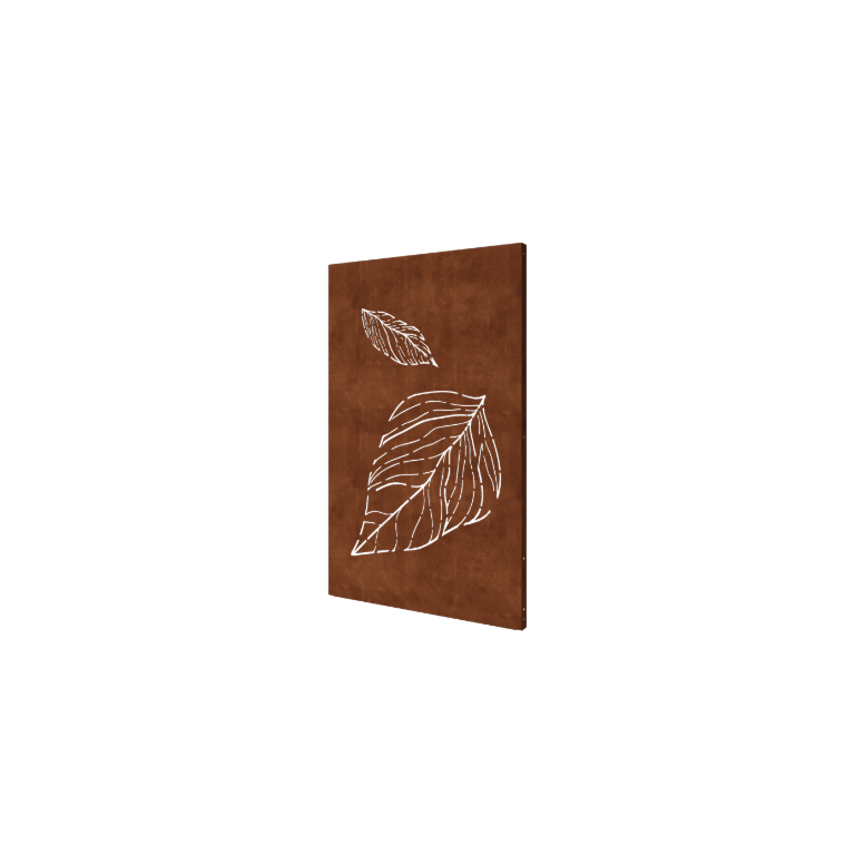 Corten čelik panel - Listovi 2 - 120 x 6 x 190 cm